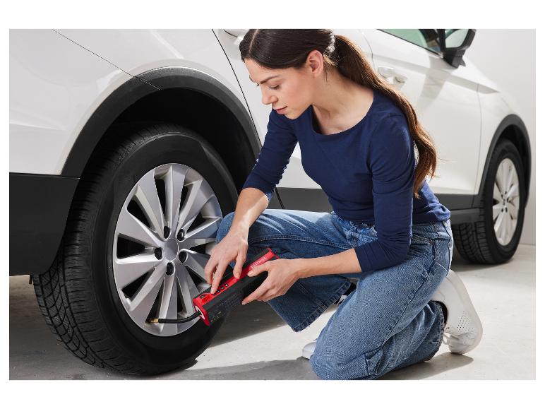 ULTIMATE SPEED® Tragbarer Akku-Kompressor »USKT 60 C4«, mit integrierter LED-Taschenlampe