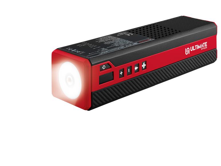 ULTIMATE SPEED® Tragbarer Akku-Kompressor »USKT 60 C4«, mit integrierter LED-Taschenlampe