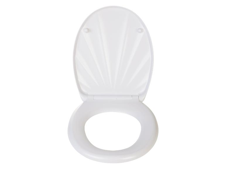 LIVARNO home Duroplast-WC-Sitz, im Muschel-Design LIVARNO home Duroplast-WC-Sitz, im Muschel-Design