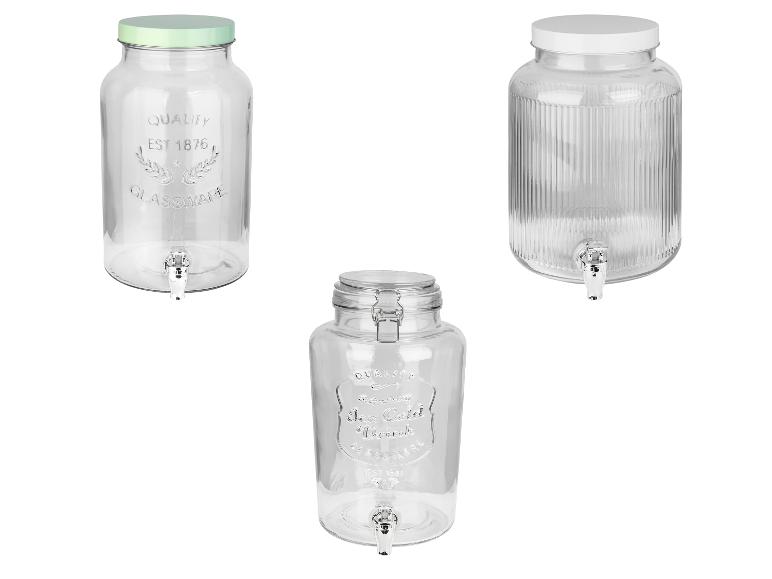 LIVARNO home Getränkespender mit Zapfhahn für Gartenpartys und Buffets