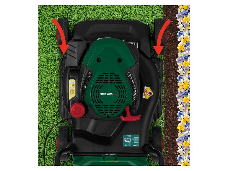PARKSIDE® Benzin-Rasenmäher »PBRM 39 D3« mit Klappfunktion