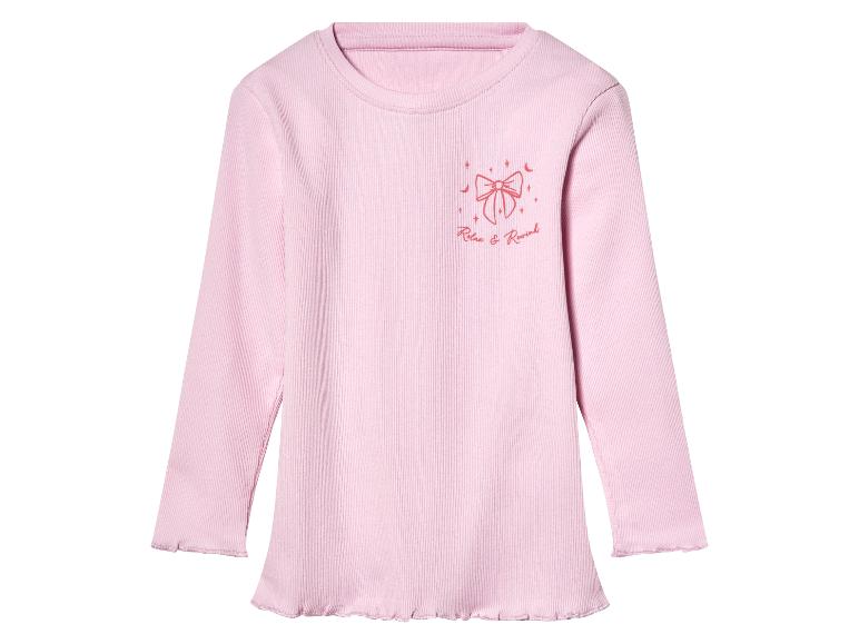 lupilu® Kleinkinder Pyjama, in Ripp-Qualität
