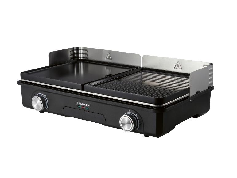 SILVERCREST® Tischgrill, mit zwei separaten Grillflächen