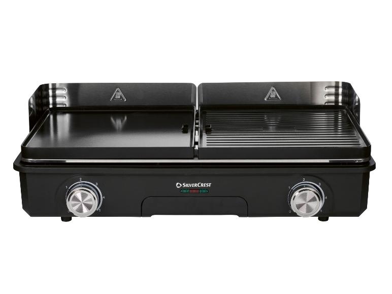 SILVERCREST® Tischgrill, mit zwei separaten Grillflächen