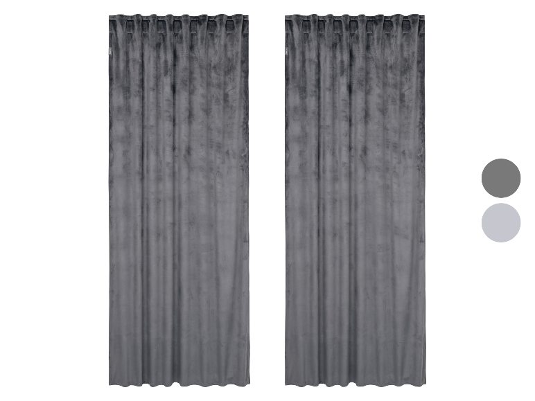 LOOKS by Wolfgang Joop Samtvorhang, weich fallend, 135 x 245 cm