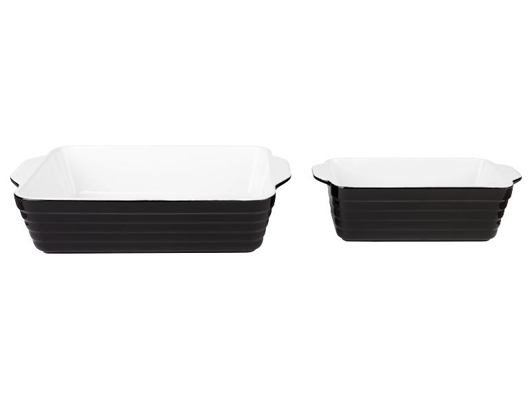 SILVERCREST® Steingut-Auflaufformen-Set, mit schnitt- und kratzfester Glasur  SILVERCREST® Steingut-Auflaufformen-Set, mit schnitt- und kratzfester Glasur