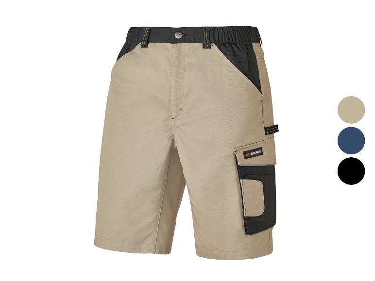 PARKSIDE® Herren Arbeitsbermudas, mit Baumwolle