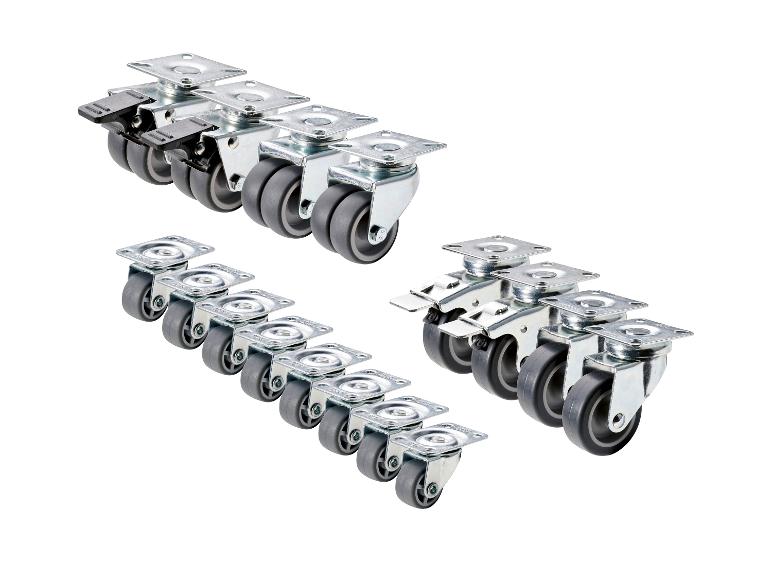 PARKSIDE® Rollenset, 360° lenk- und drehbar