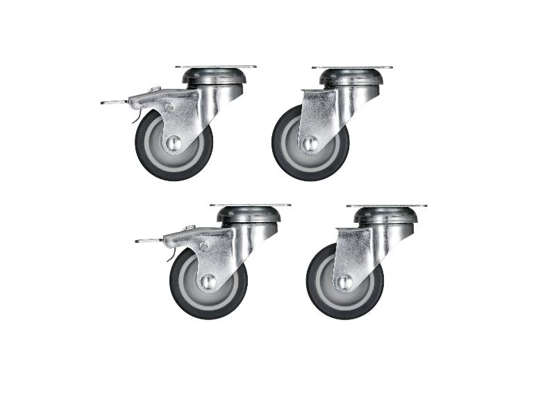 PARKSIDE® Rollenset, 360° lenk- und drehbar
