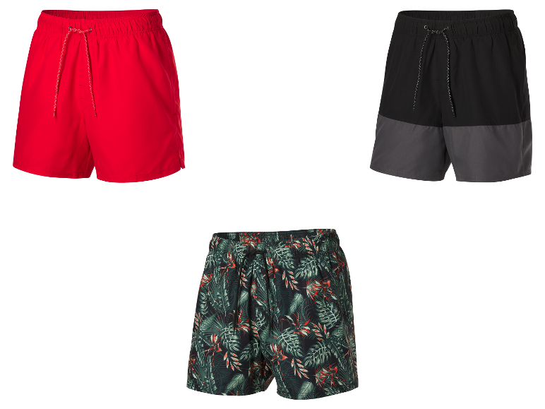 CRIVIT Herren Badeshorts, mit seitlichen Eingrifftaschen