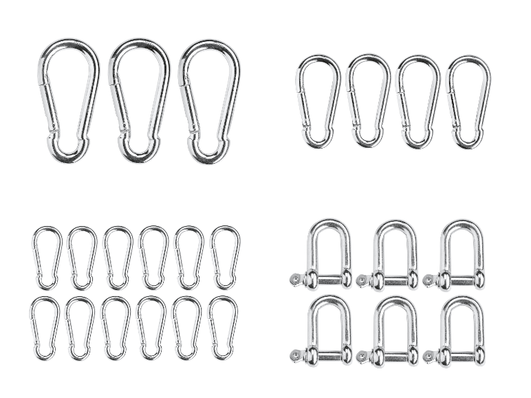 PARKSIDE® Karabiner-/ Schäkel-Haken  PARKSIDE® Karabiner-/ Schäkel-Haken