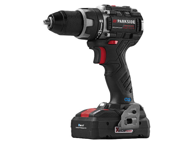 PARKSIDE PERFORMANCE® 20 V Akku-Bohrschrauber »PABSP 20 Li C4«, mit Akku und Ladegerät
