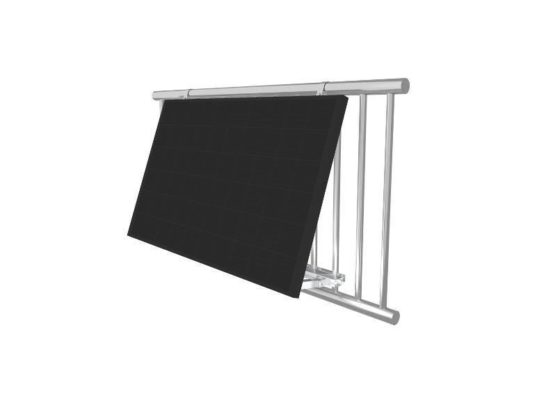 VALE BKW-Halterungs-Set für Balkongeländer Halterung Solarmodule, rund