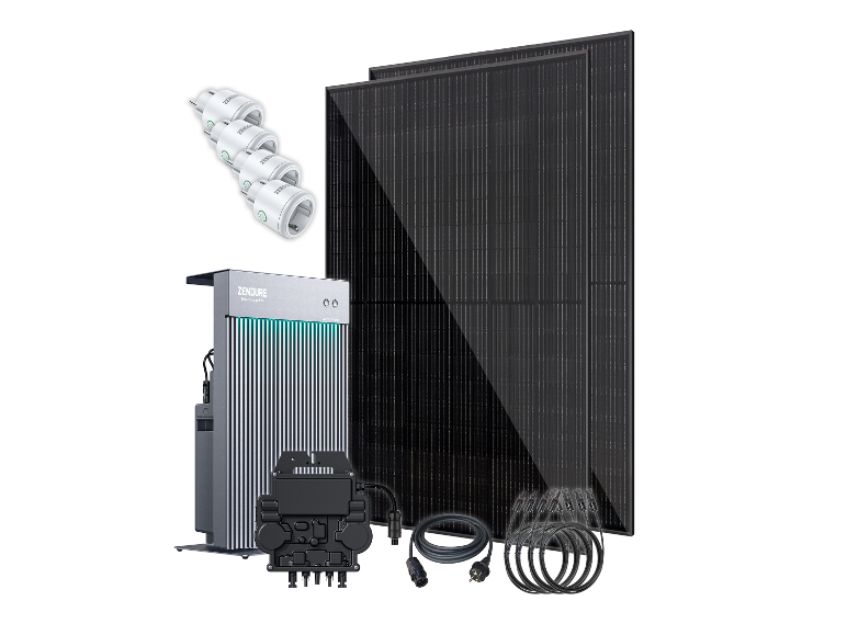 VALE Balkonkraftwerk ZENDURE, 890 Wp / 800 W - 2.400 Wh Balkonkraftwerk inkl. Speicherbatterie