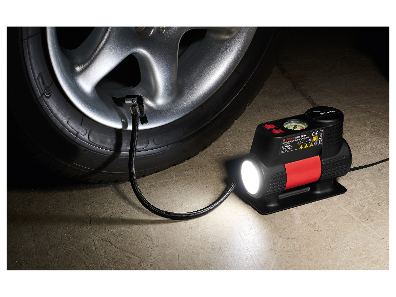 ULTIMATE SPEED® Mini-Kompressor »UMK 10 E4 «, mit integriertem Manometer