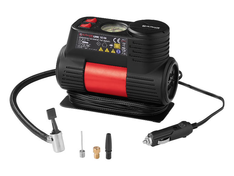 ULTIMATE SPEED® Mini-Kompressor »UMK 10 E4 «, mit integriertem Manometer