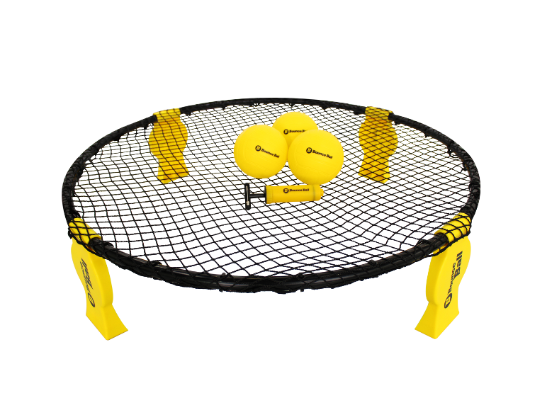 L.A. Sports Bounce Ball Set mit Metallrahmen
