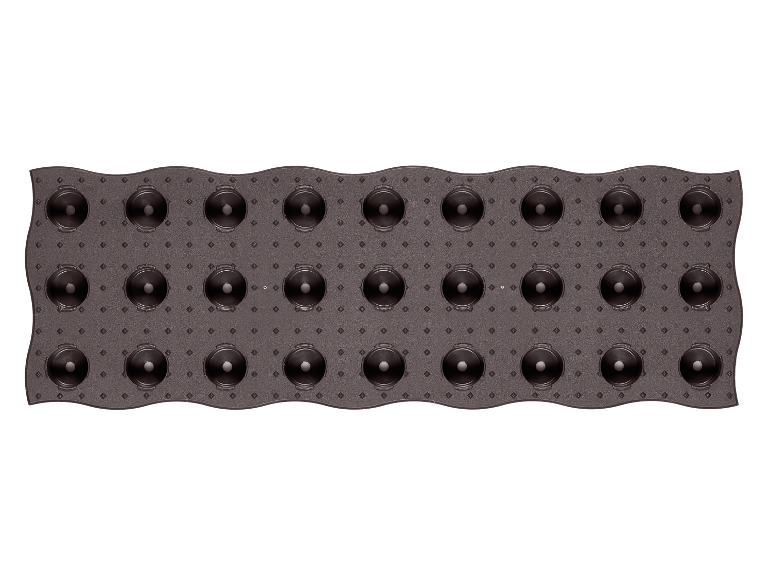 GARANTIA MAXI-Beetplatte 70 x 24 cm Gartenzubehör braun