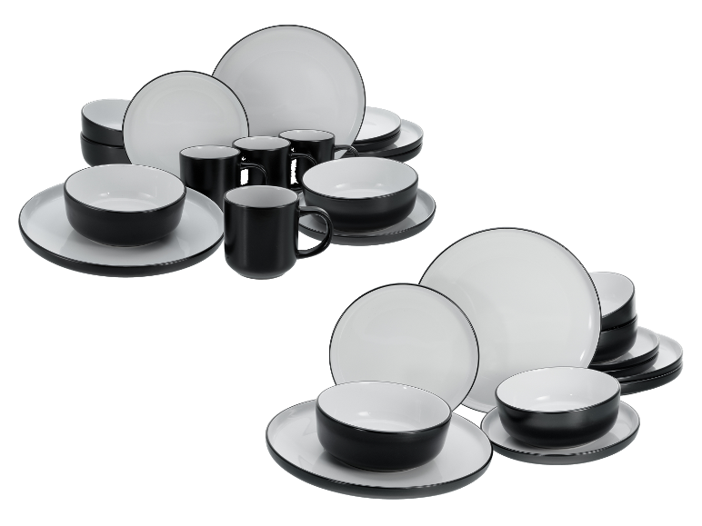 Creatable Geschirrset »Nordic Cool Black«
