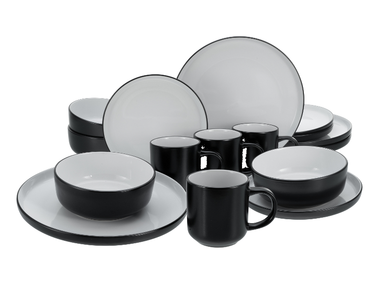 Creatable Geschirrset »Nordic Cool Black«