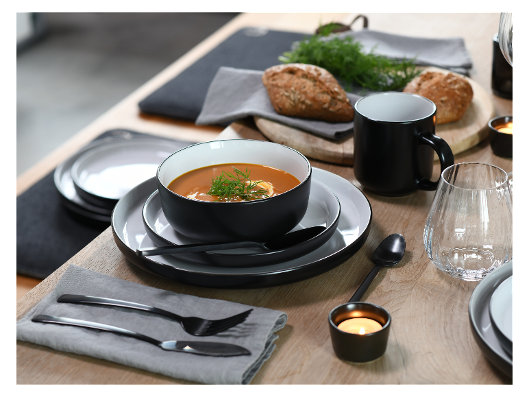 Creatable Geschirrset »Nordic Cool Black«