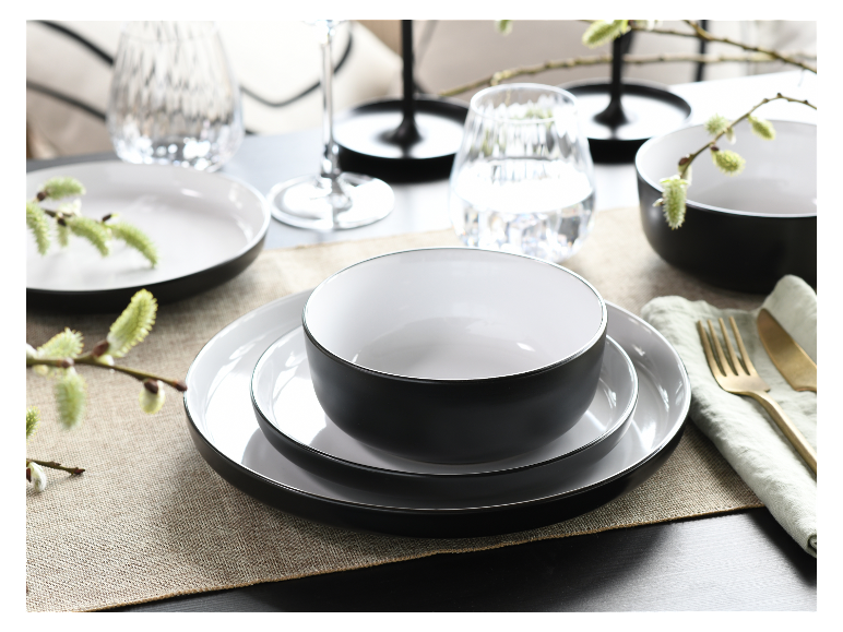 Creatable Geschirrset »Nordic Cool Black«