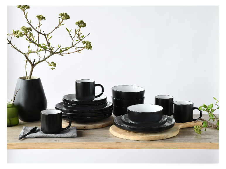 Creatable Geschirrset »Nordic Cool Black«