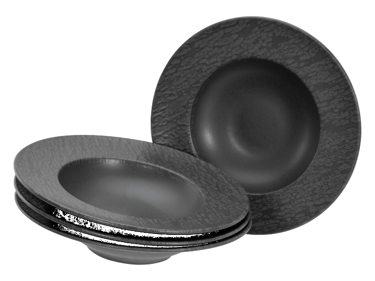 Creatable Geschirrset »Schiefer Black«