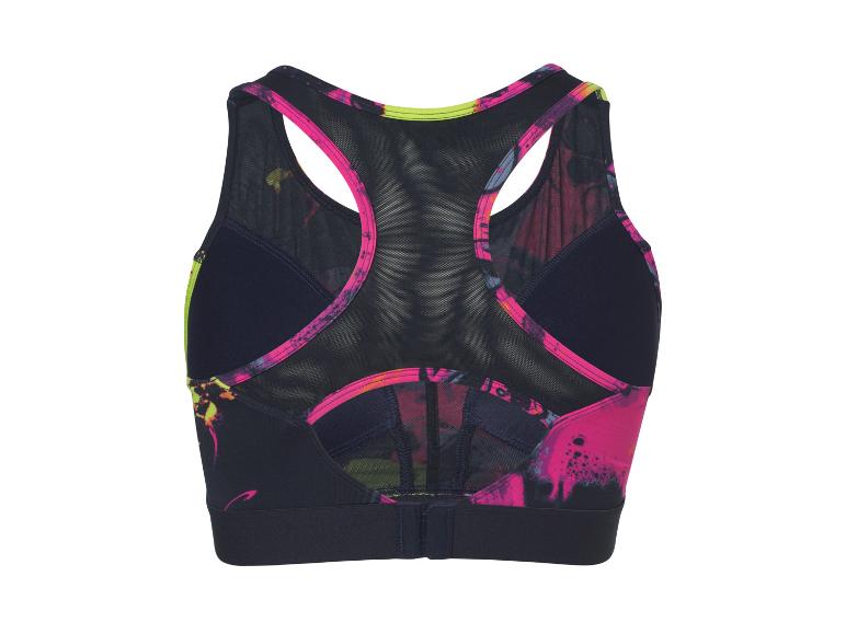 CRIVIT Damen Sport Bustier, mit Mesh-Einsätzen