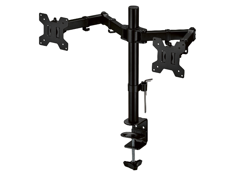 TRONIC® Halter für 2 Bildschirme mit Tischbefestigung