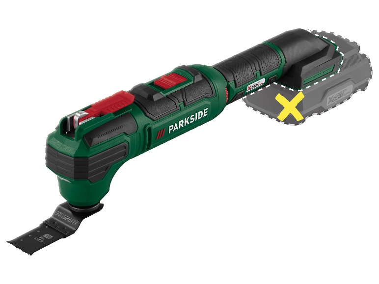 PARKSIDE® 20V Akku-Multifunktionswerkzeug »PAMFW 20-Li C3« (ohne Akku und Ladegerät)