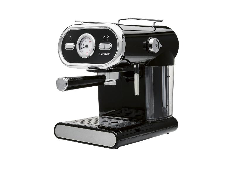 SILVERCREST® Espressomaschine Pastell »SEM 1100 E1« schwarz