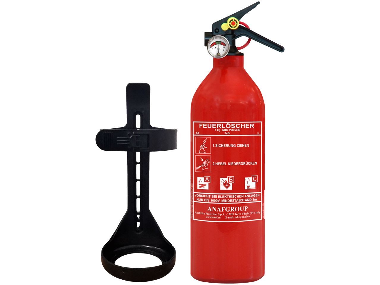 ANAF 1-kg-ABC-Pulver-Feuerlöscher
