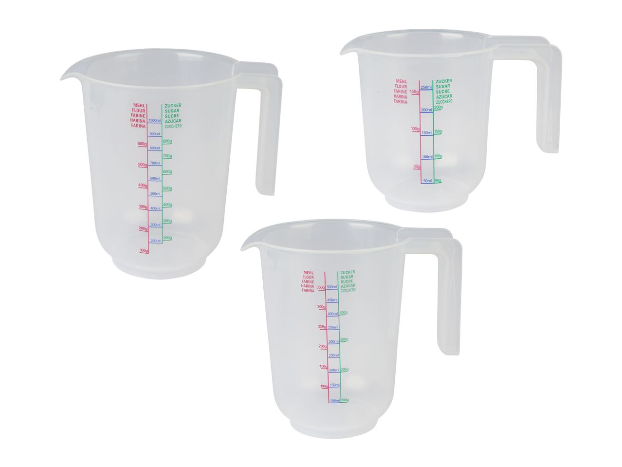 SILVERCREST® Messbecher-Set, 3-teilig