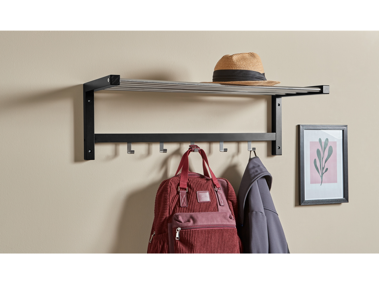LIVARNO home Garderobe mit Ablage