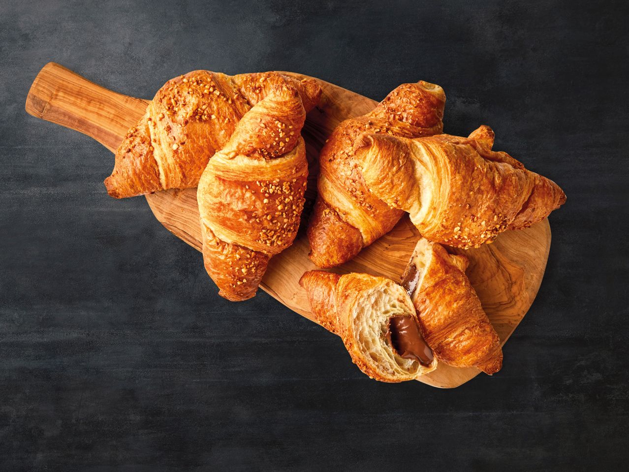 Unser Brot Buttercroissant mit Nuss-Nougat-Creme