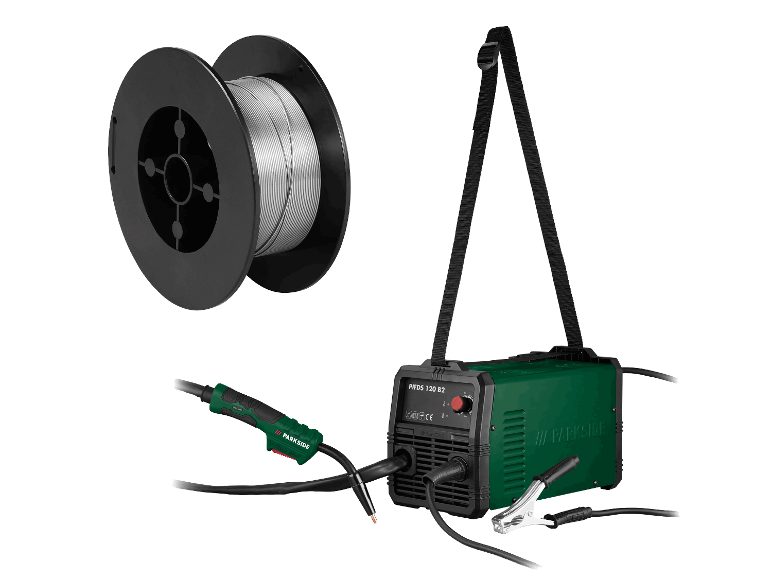 PARKSIDE® PARKSIDE® Schweißgerät Inverter-Fülldraht »PIFDS 120 B2« + Fülldraht »PSFD C1« Edelstahl 0,8mm PARKSIDE® PARKSIDE® Schweißgerät Inverter-Fülldraht »PIFDS 120 B2« + Fülldraht »PSFD C1« Edelstahl 0,8mm