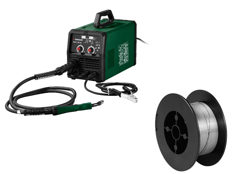 PARKSIDE® Schweißgerät Multi »PMSG 200 A2« + Fülldraht »PSFD C1« Edelstahl 0,8mm