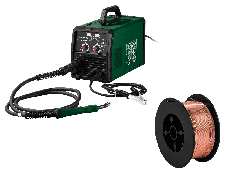 PARKSIDE® Schweißgerät Multi »PMSG 200 A2« + Schweißdraht »PSDS C1« Stahldraht 0 ,6mm