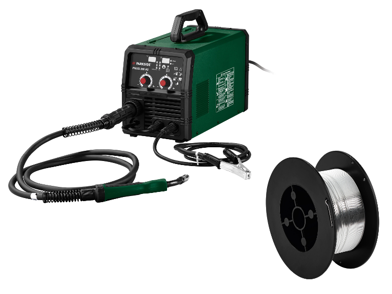 PARKSIDE® Schweißgerät Multi »PMSG 200 A2« + Schweißdraht »PSDS C1« Aluminiumdraht 1,0mm PARKSIDE® Schweißgerät Multi »PMSG 200 A2« + Schweißdraht »PSDS C1« Aluminiumdraht 1,0mm
