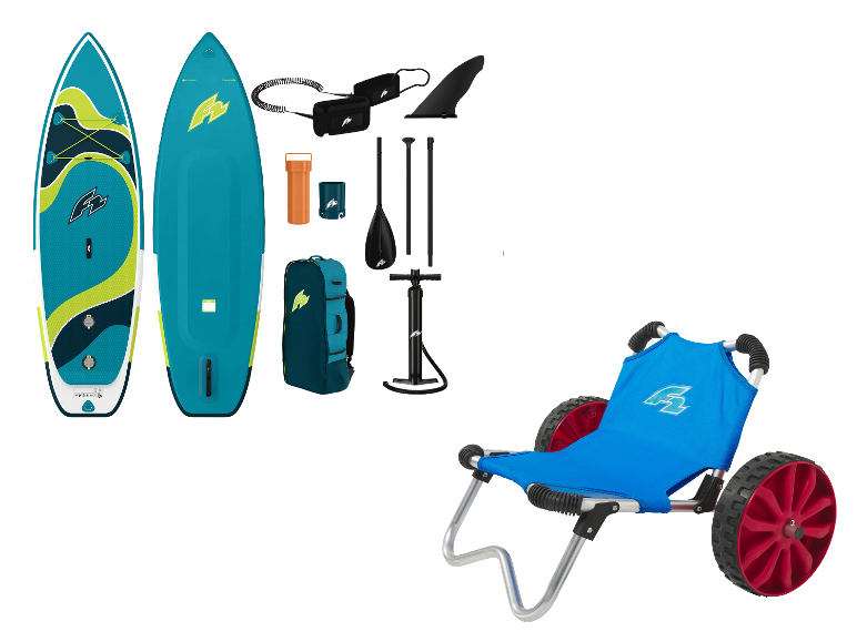 F2 SUP-Set, Doppelkammer-SUP Solid + SUP-Trolley