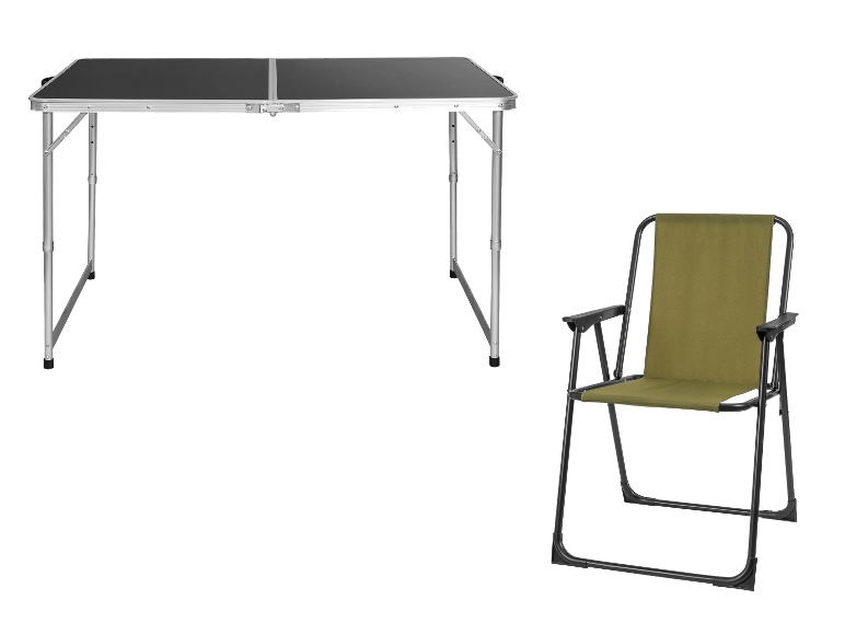 CRIVIT CRIVIT Campingset - Campingtisch faltbar + Campingstuhl