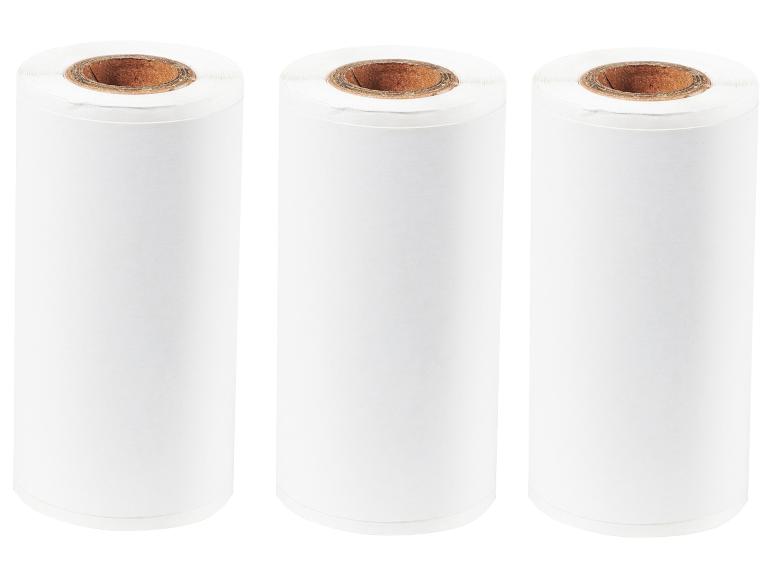 SILVERCREST® Mini Pocket Printer + Refills Photo Paper Sticker