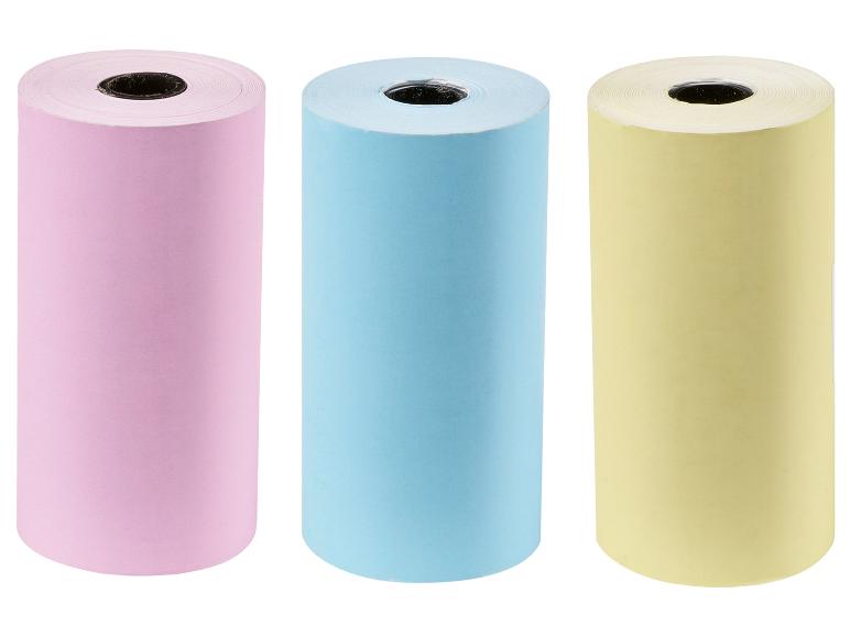 SILVERCREST® Mini Pocket Printer + Refills Photo Paper Color