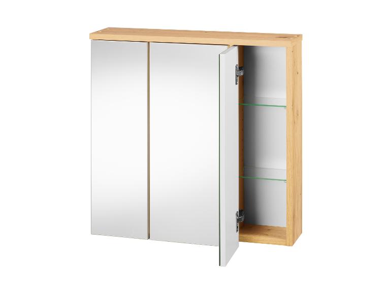 LIVARNO home Badmöbel-Set Palermo, Spiegelschrank + Waschbeckenunterschrank