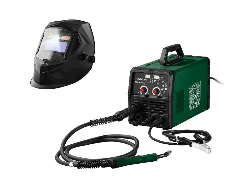 PARKSIDE® Schweißgerät Multi »PMSG 200 A2« + Schweißhelm Automatik mit LED schwarz PARKSIDE® Schweißgerät Multi »PMSG 200 A2« + Schweißhelm Automatik mit LED schwarz
