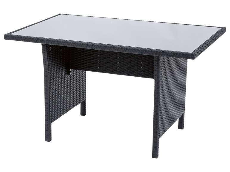 LIVARNO home Lounge-Set, 4-teilig, mit Kissen, anthrazit