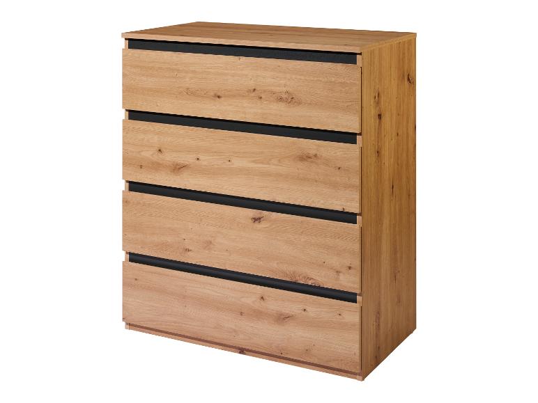 LIVARNO home Kommode »Genf« mit 4 Schubladen, Eiche-Artisan