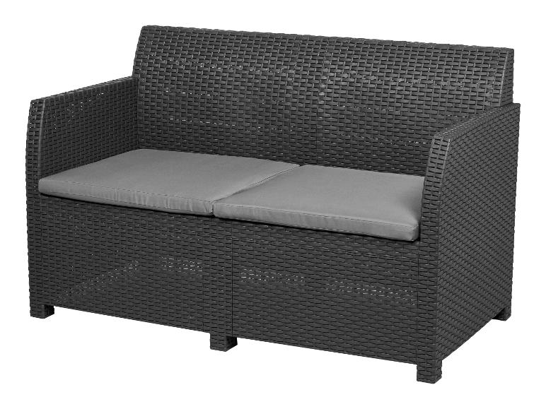 LIVARNO home Loungeset mit Tisch Kunststoff
