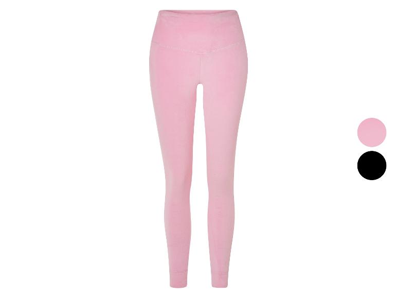 ESMARA® Damen Velour-Leggings, mit Bündchen